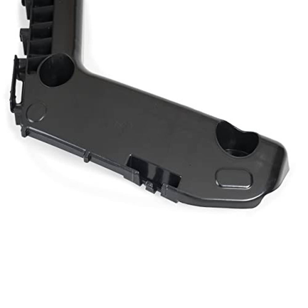 Front bumper bracket cover support mount, underside view with mounting holes