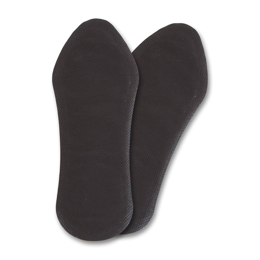 Ultra-thin dark insole foot warmers, two-pack pads