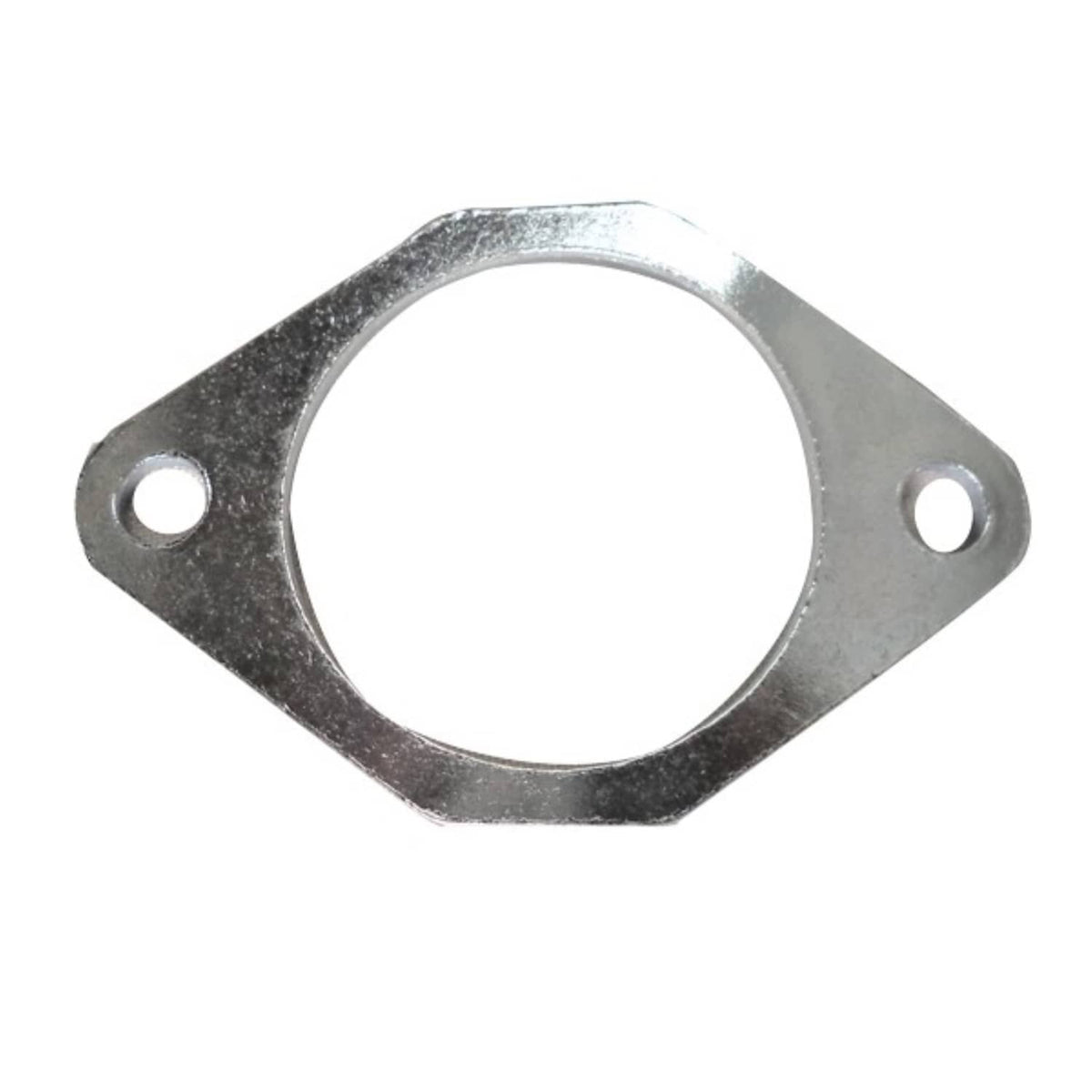 Metal gasket flange for drain elbow connection