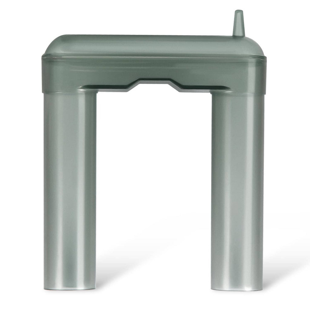 U-shaped aquarium intake stem with two vertical tubes, translucent plastic body