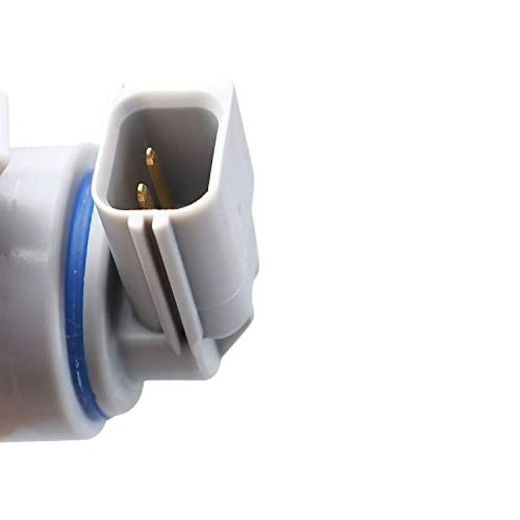 Side marker light connector socket with wiring terminals in gray housing