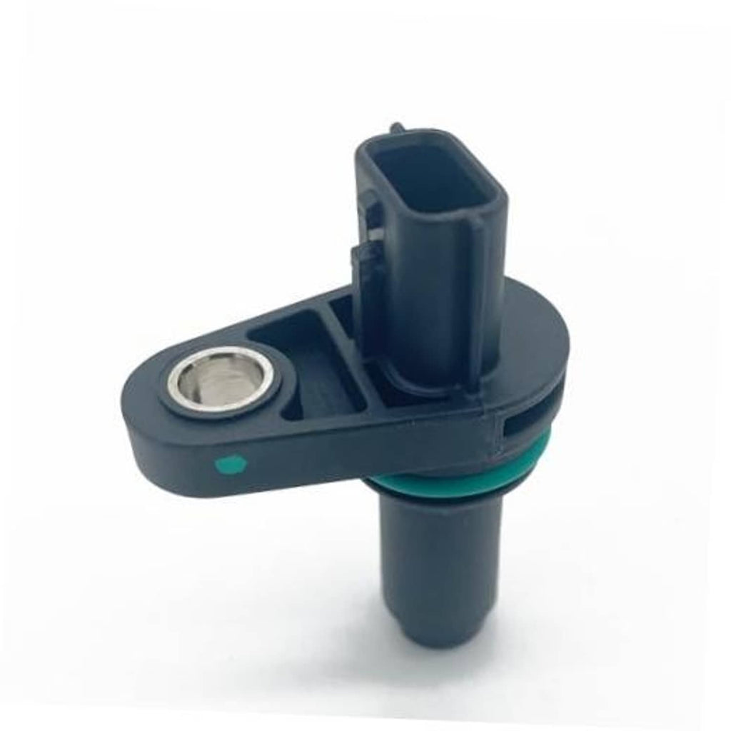 Crankshaft position sensor with dark housing and green seal ring, metal insert