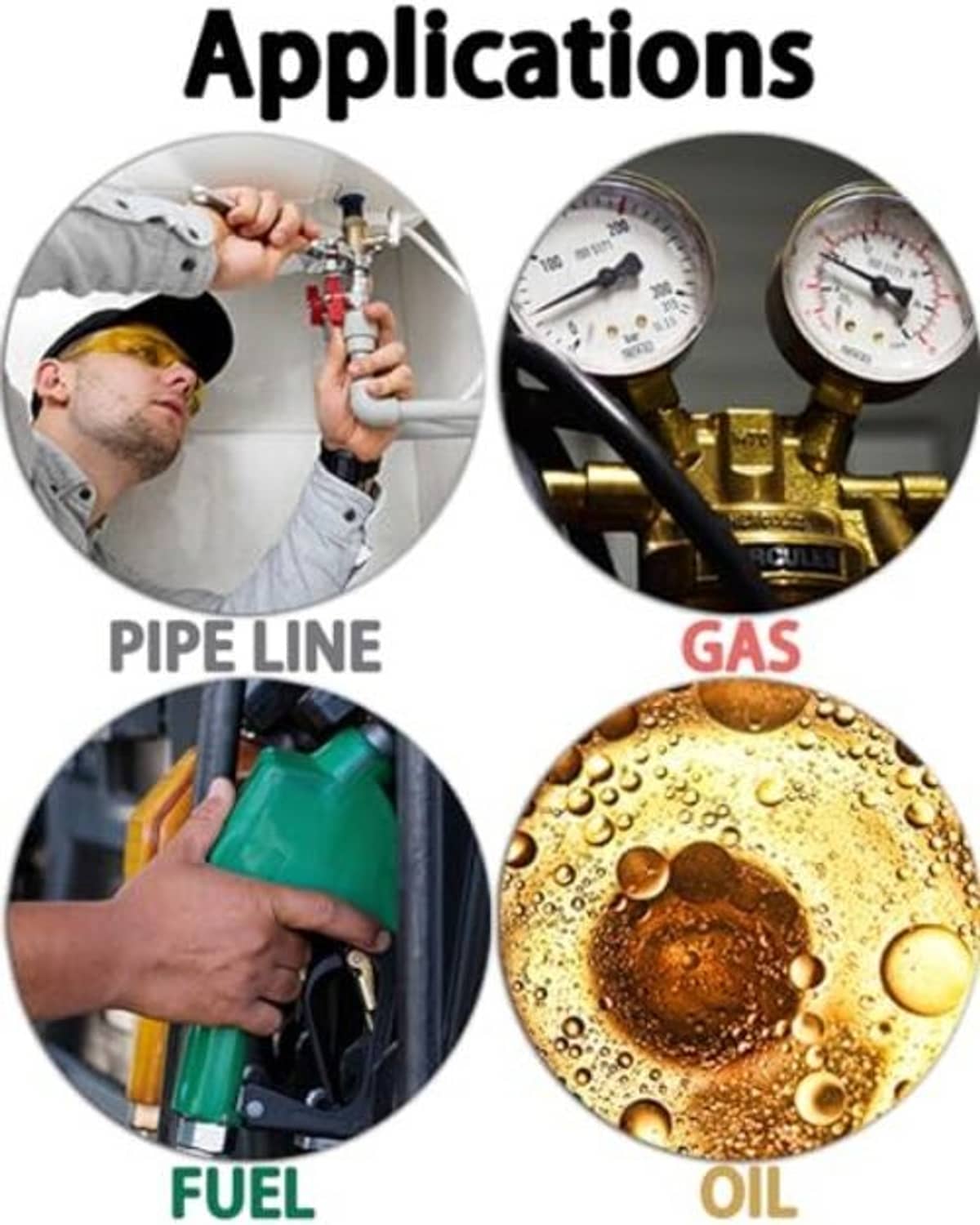 Brass hose barb fitting set shown in multiple applications with connected tubing