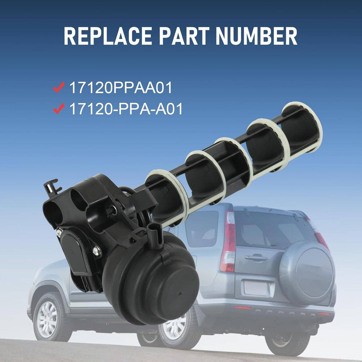 Intake manifold rotary valve assembly replacement part with black vacuum housing