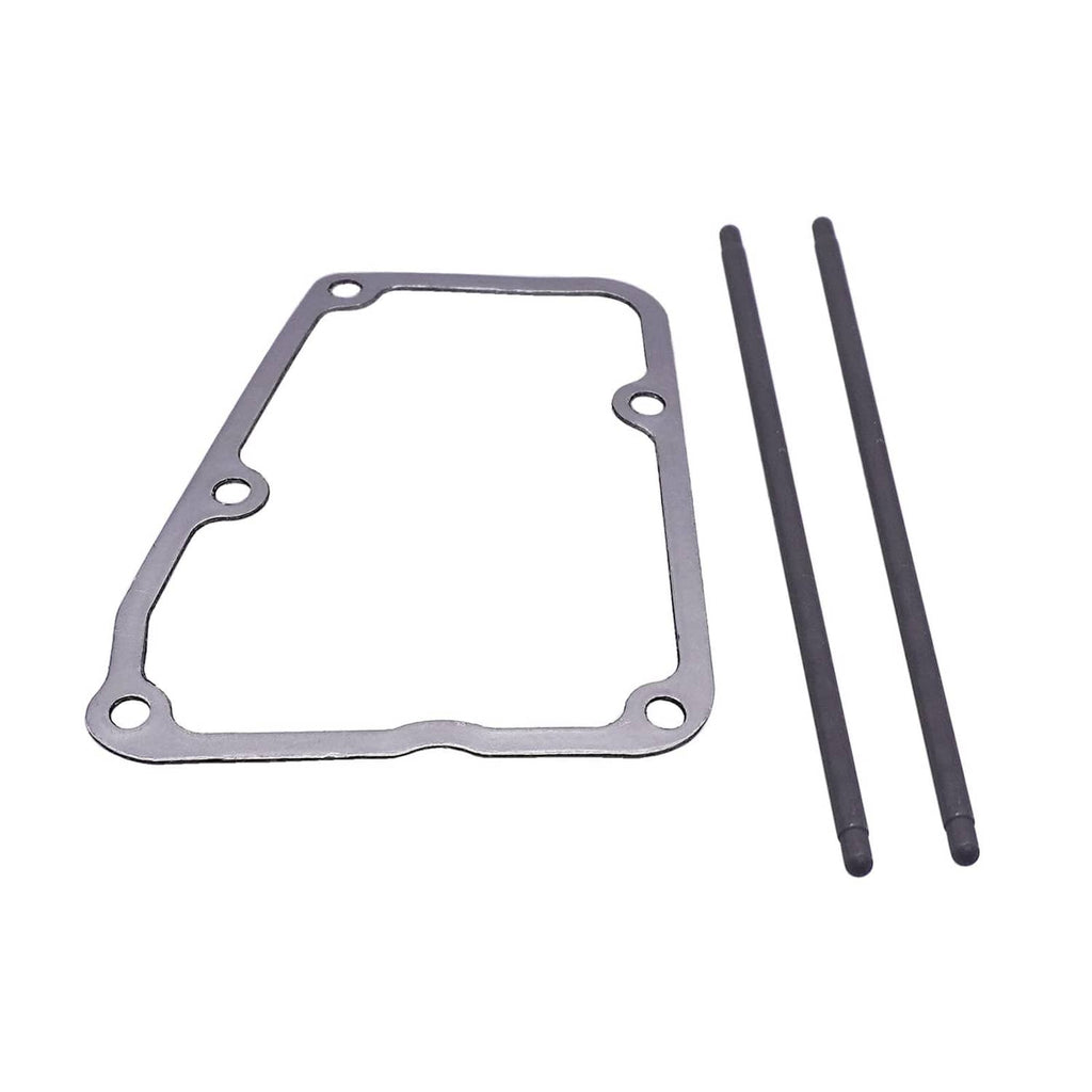 Rectangular valve cover gasket with two push rods, metal for engine rebuild