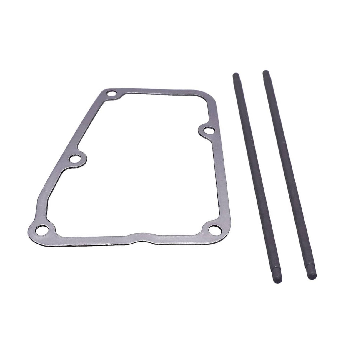Rectangular valve cover gasket with two push rods, metal for engine rebuild