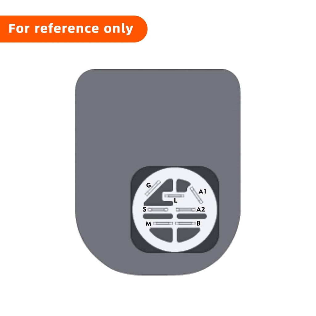 Ignition switch wiring schematic reference diagram with labeled terminals