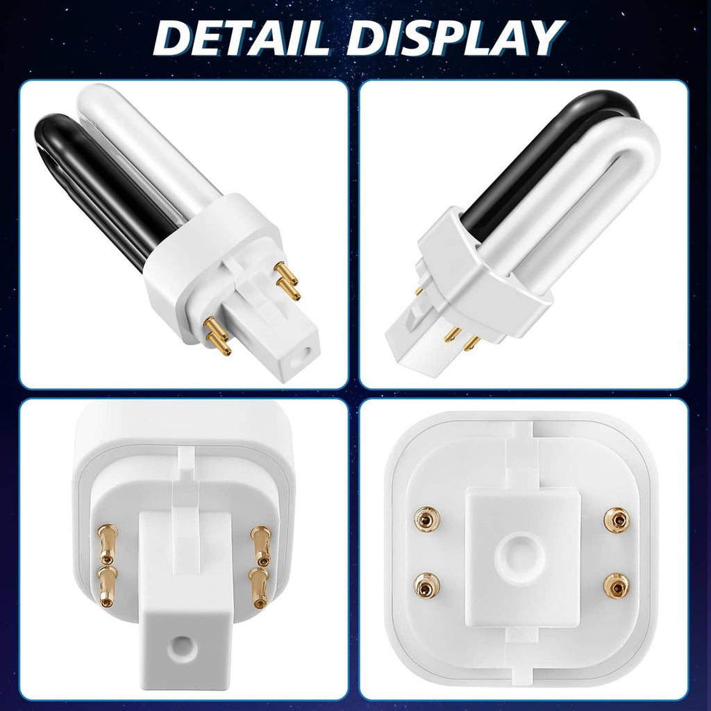 Detail view of 41050 replacement bulbs with 4-pin base and dual-color tubes