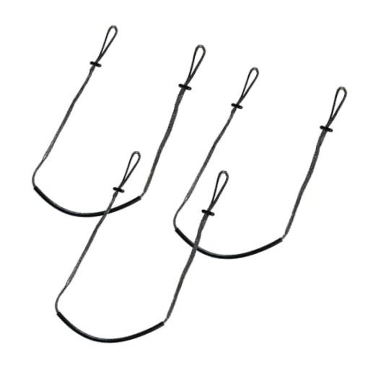 3-piece cable aider set with three curved loop ropes and tied strap ends