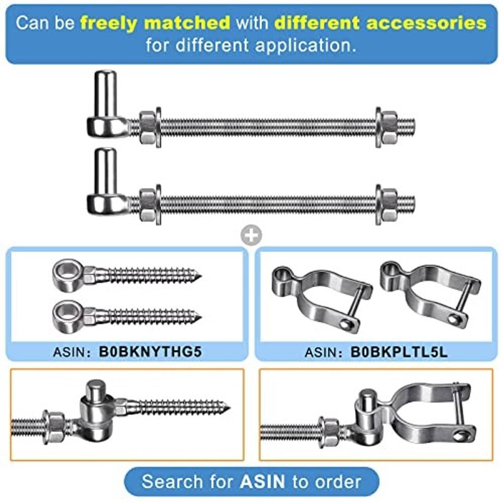 J-bolt gate hinge with accessory brackets for matching different gate applications