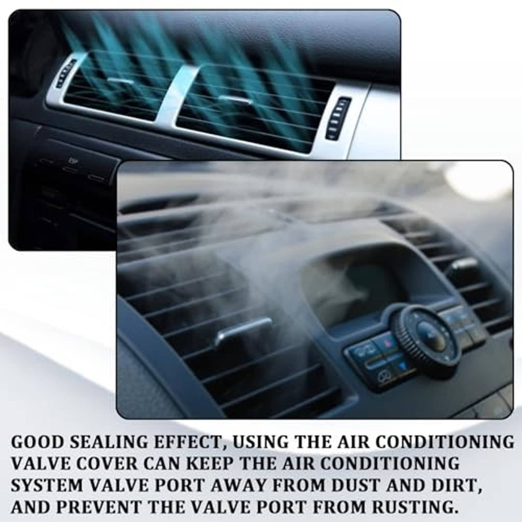 Car air conditioning dashboard vent with airflow blowing illustration