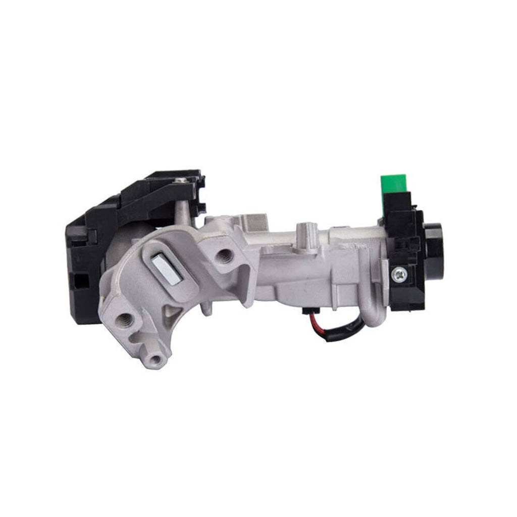 Ignition switch cylinder lock assembly rear side view with green connector