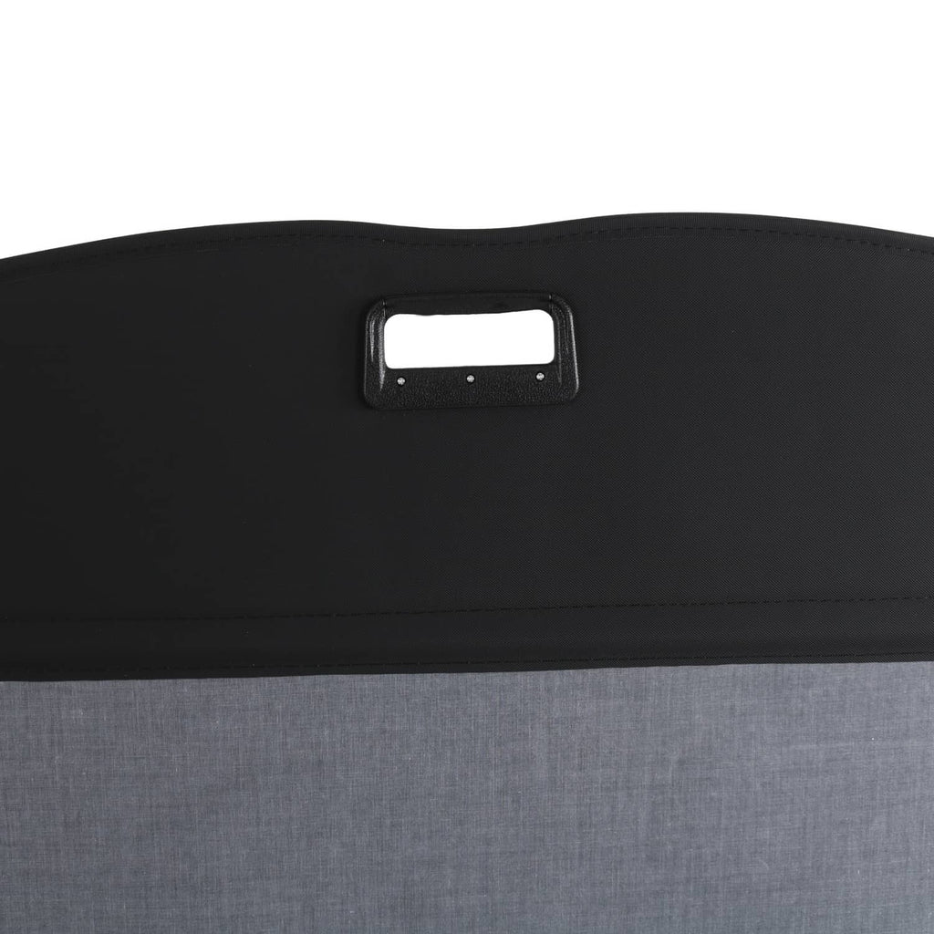 Black trunk cover top section with rectangular pull handle opening