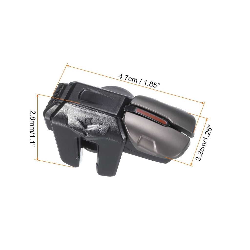 Black phone trigger clip with attached grip, compact gaming accessory