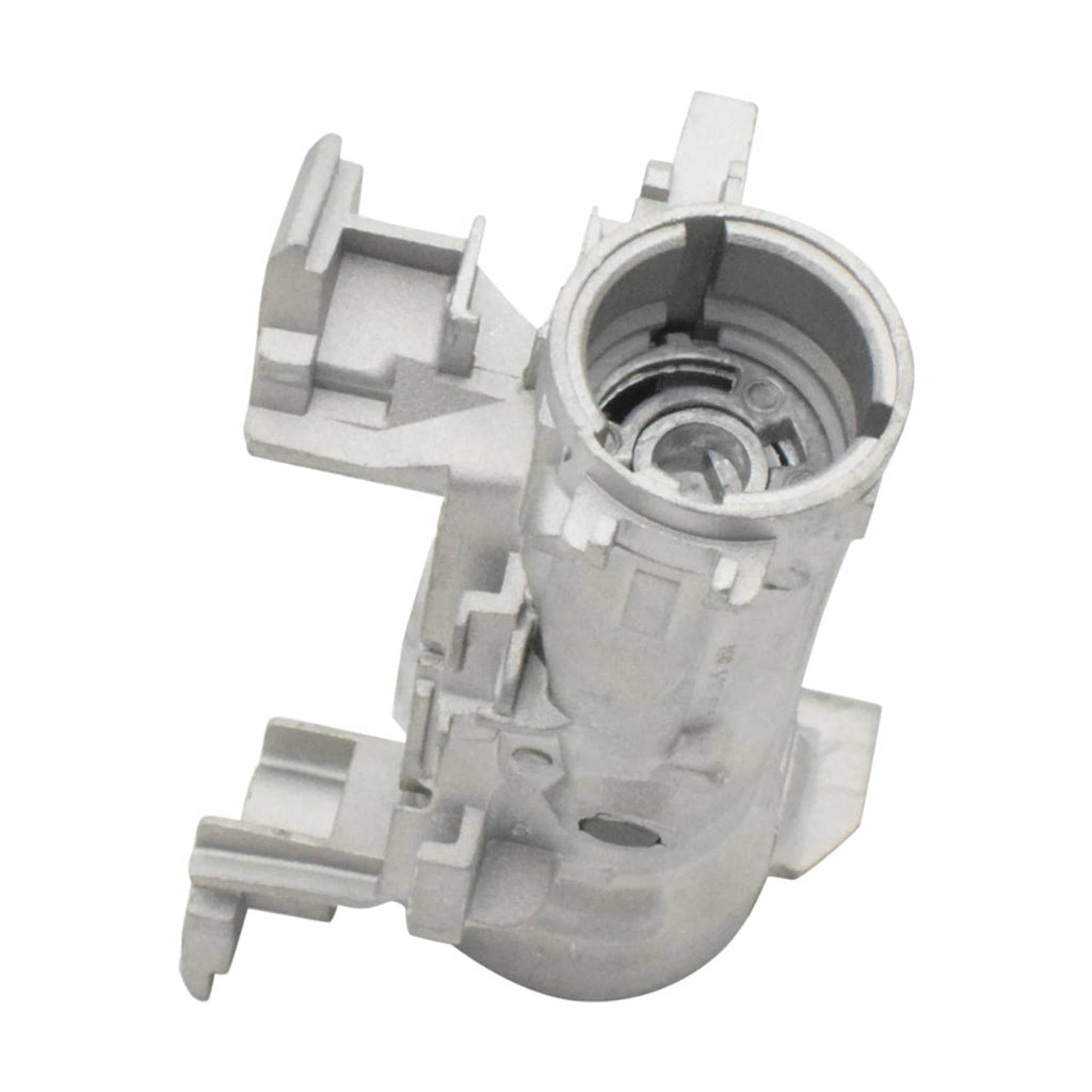 Ignition switch lock cylinder with circular key barrel opening