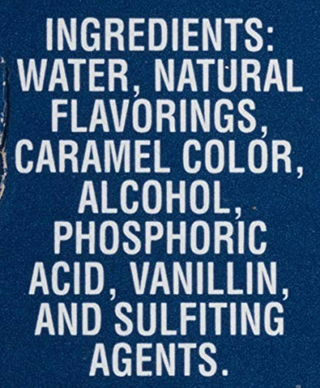 Crescent Mapleine imitation maple flavor ingredient panel