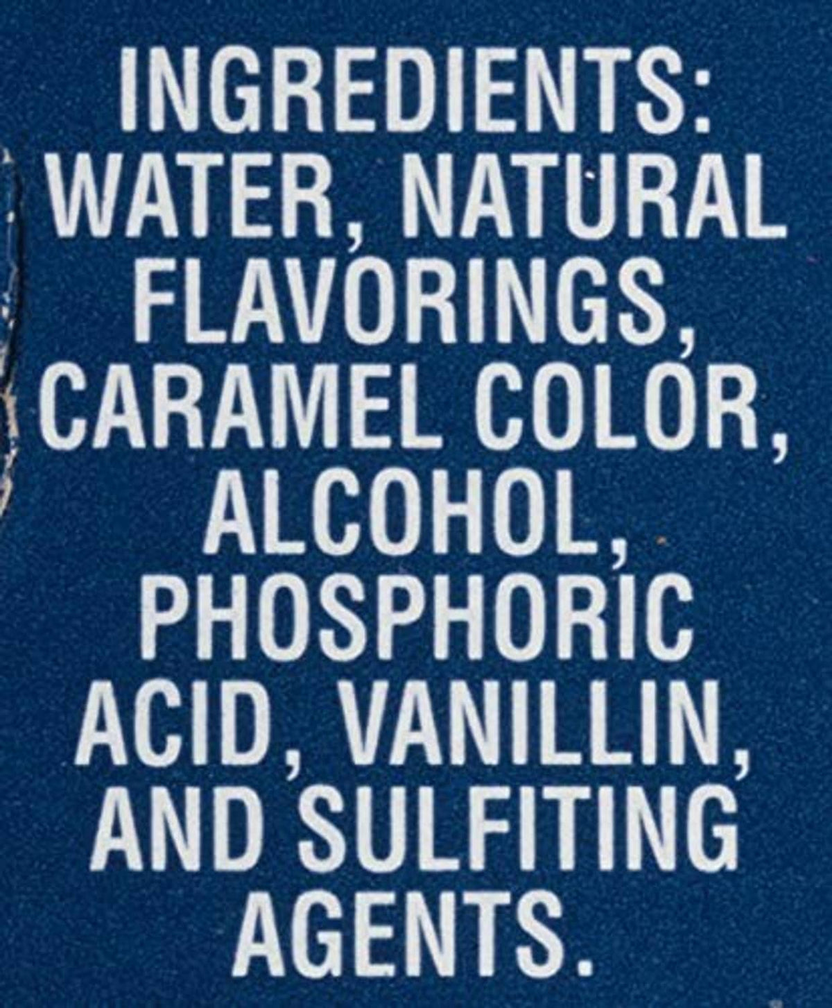Crescent Mapleine imitation maple flavor ingredient panel