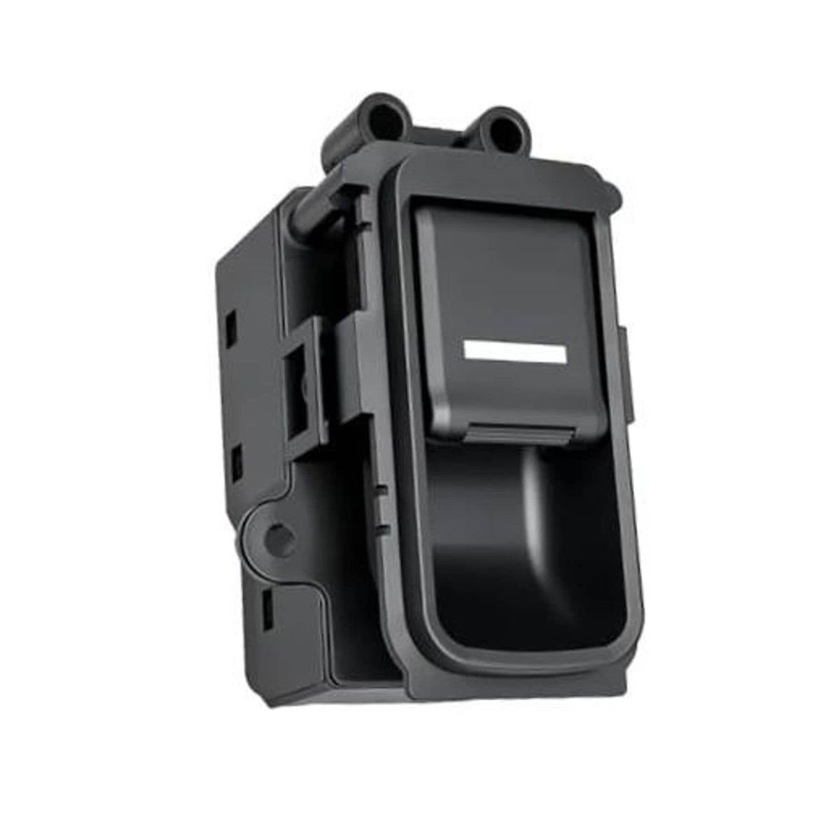 Power window switch module front view with dark frame and white indicator bar
