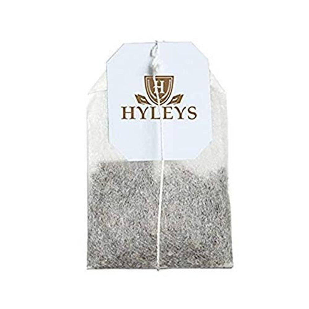 Turmeric green tea herbal supplement tea bags in individual foil envelopes