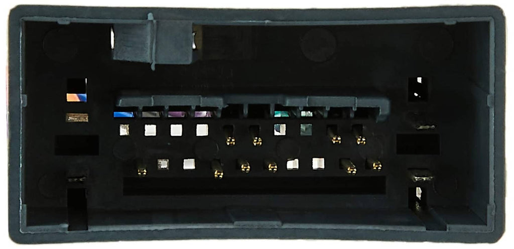 Wiring harness connector housing with terminal pins and multi-wire socket