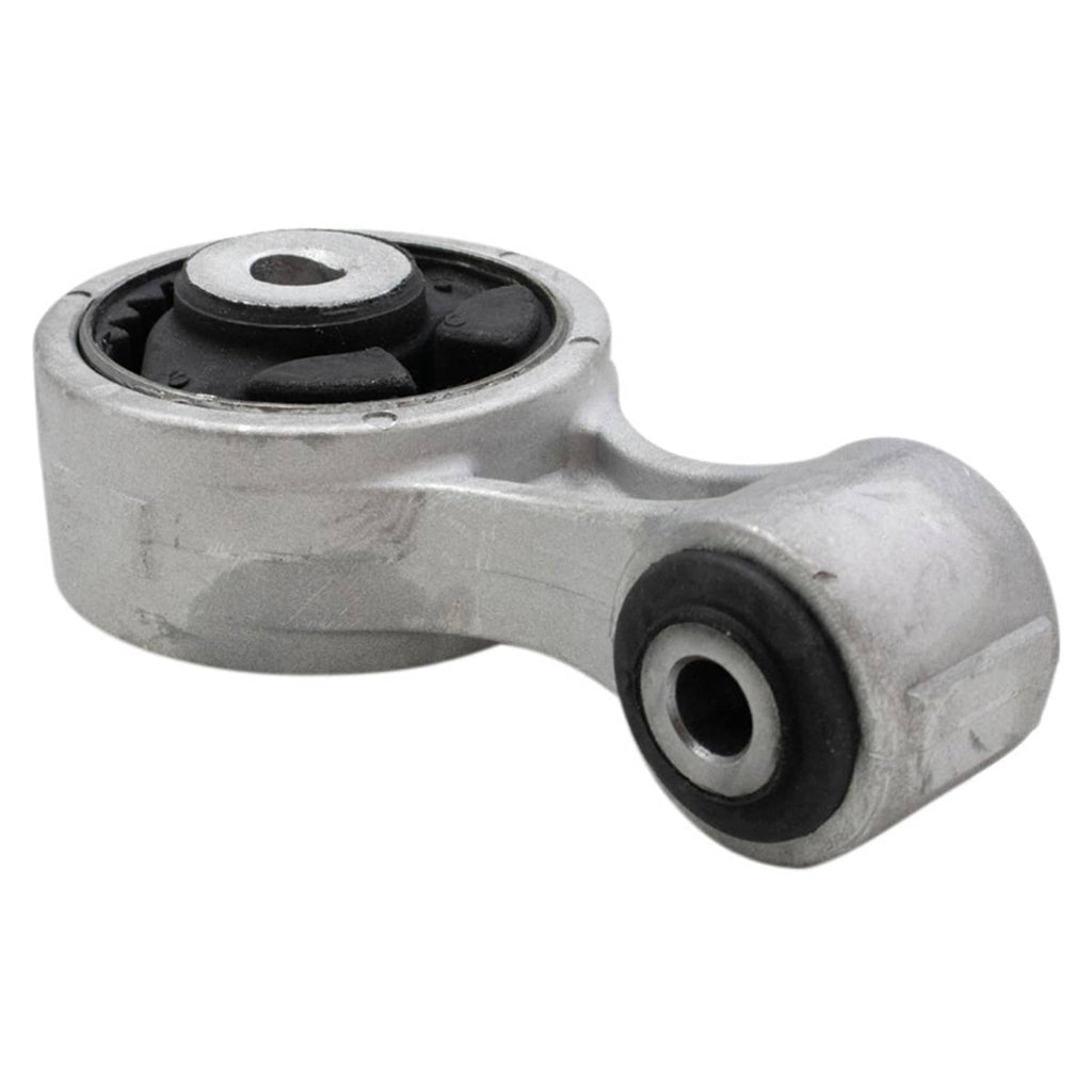 Engine torque strut mount with silver bracket and two rubber mount bushings