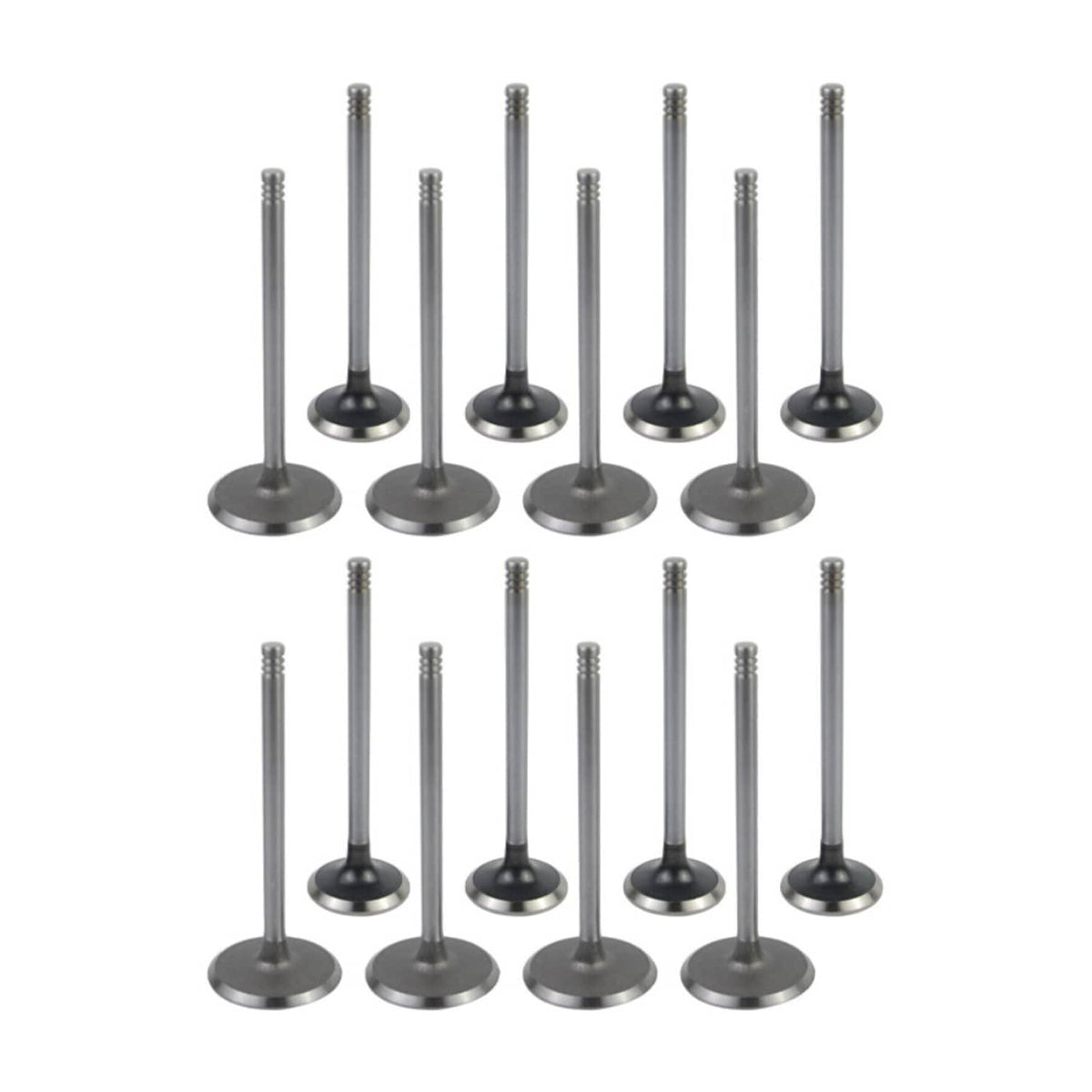 Engine rebuild kit valve stems with round heads, ten-piece metal set