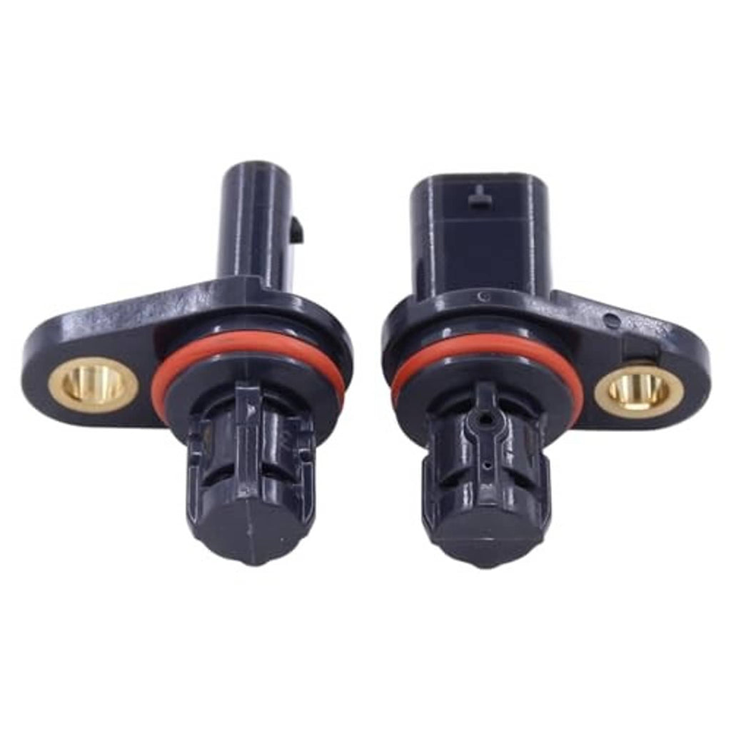 Camshaft position sensor with bracket, dark housing, orange seal, brass terminals