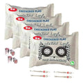 Ceramic tire balancing bead pouches and 10 oz bead vials, truck kit (4-pack)