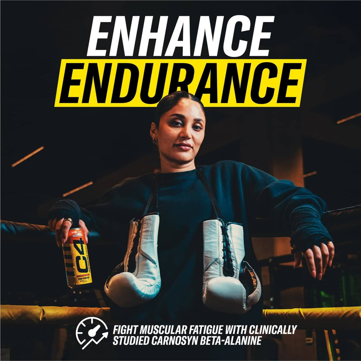 C4 Performance energy drink can - Enhance Endurance, zero sugar