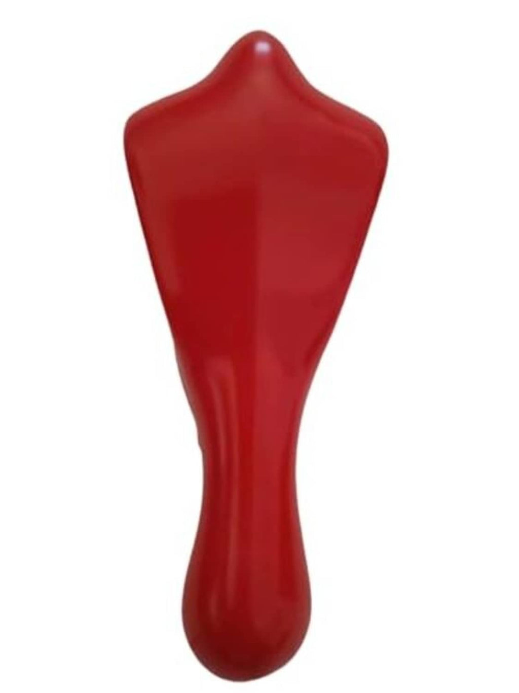 Red bead keeper tool, narrow tapered shape with flared top