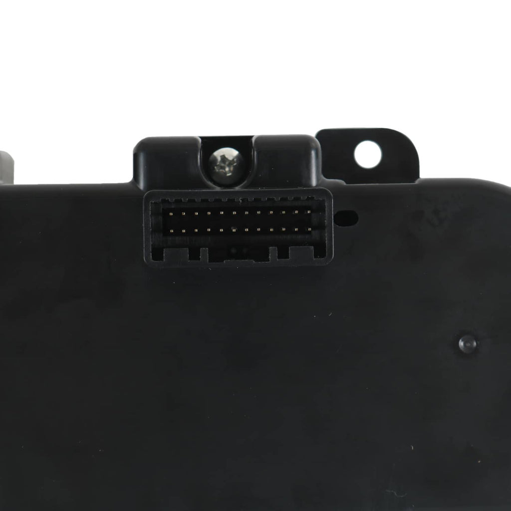 AC heater climate control unit rear panel with long multi-pin connector