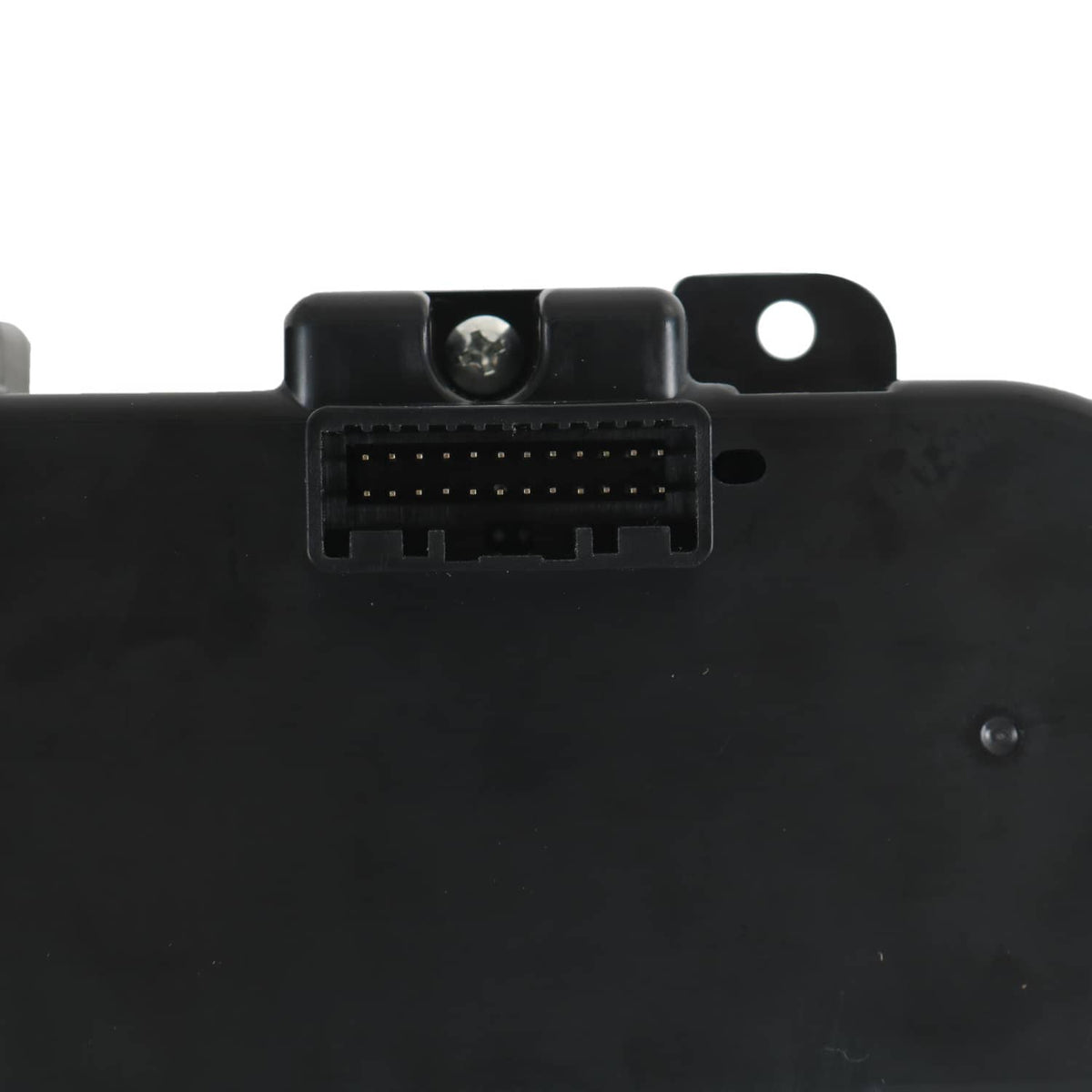 AC heater climate control unit rear panel with long multi-pin connector