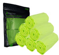 Lime cooling towels rolled up with 6-pack pouch, Chilly Mini design
