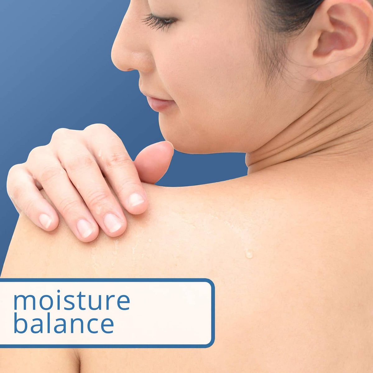 Dial antibacterial bar soap, foam on shoulder during skin cleanse