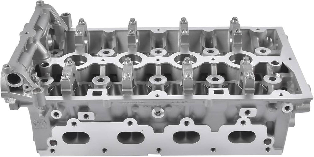 Cylinder head casting with top valves removed and mounting holes