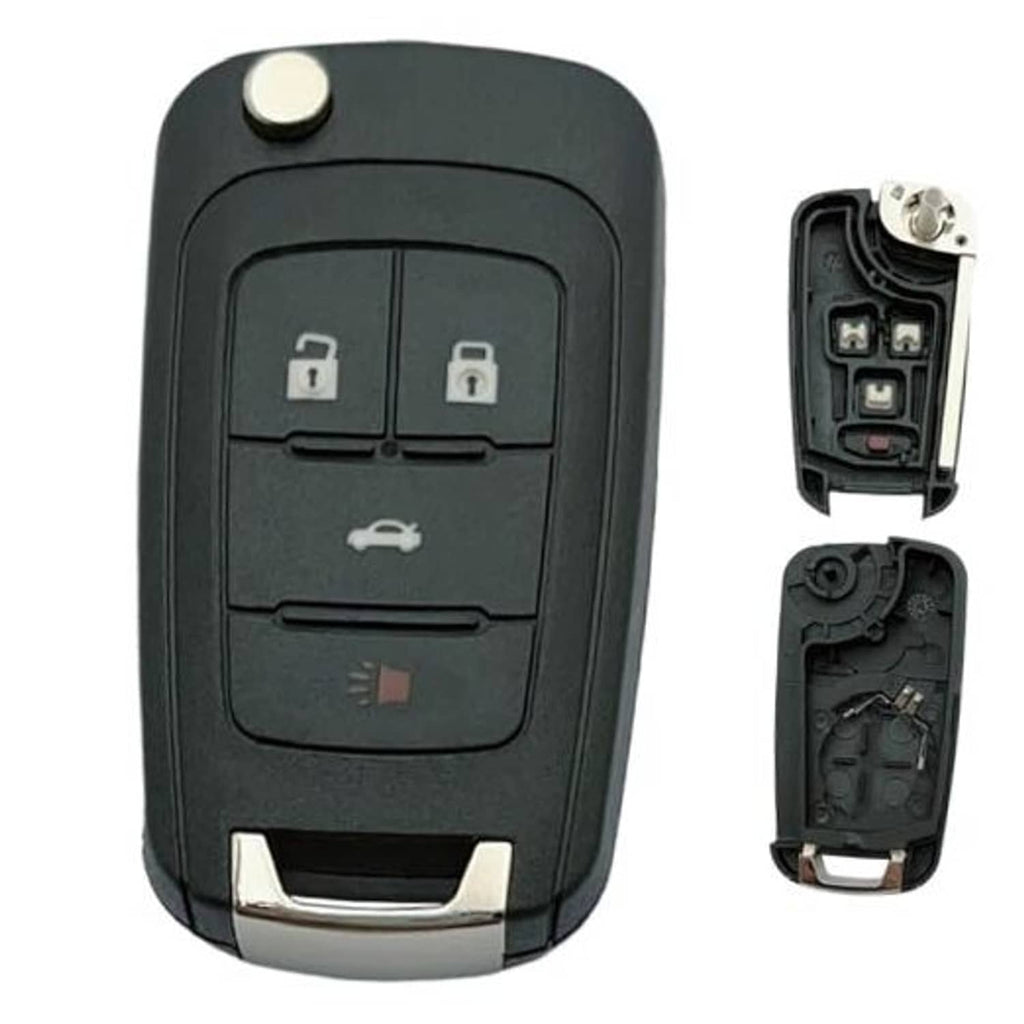 Black key fob shell with lock/unlock buttons and key icon