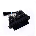 Black tilt-trim relay switch assembly with multiple terminals and wiring pigtail
