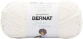 Bernat Softee cotton yarn skein, light weight soft blend in off-white