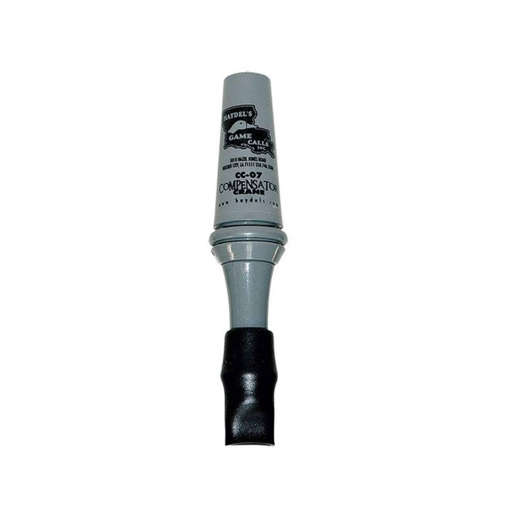 Haydel's compensator crane call for sandhill cranes, gray and black mouthpiece