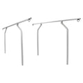 Universal trailer cross bar system kit with two end legs and top mounting beam