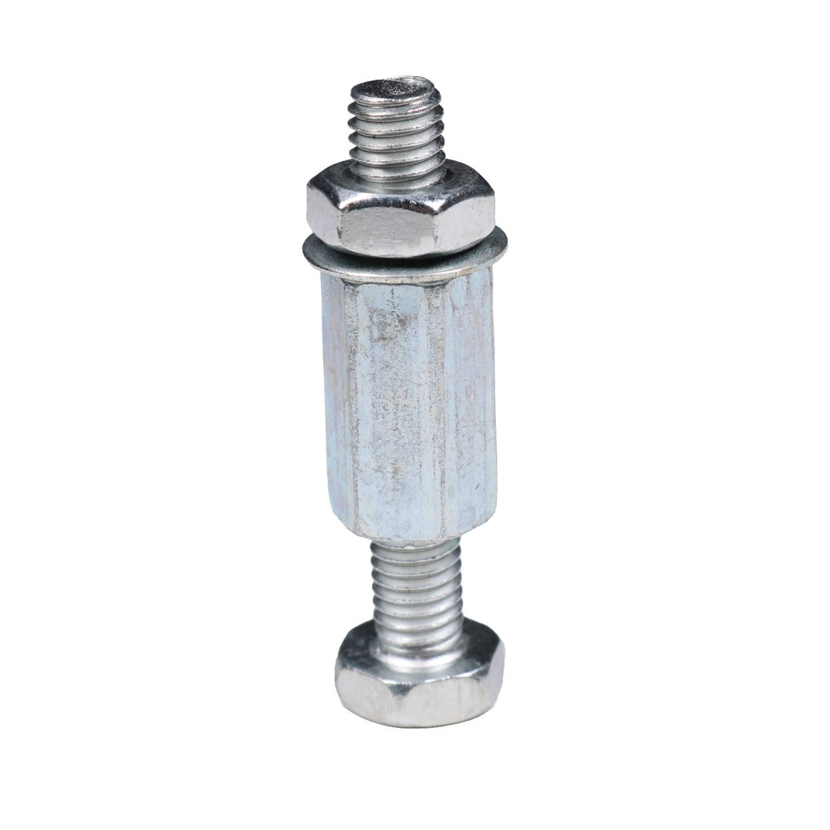 Flywheel puller center bolt with threaded shank and hex head