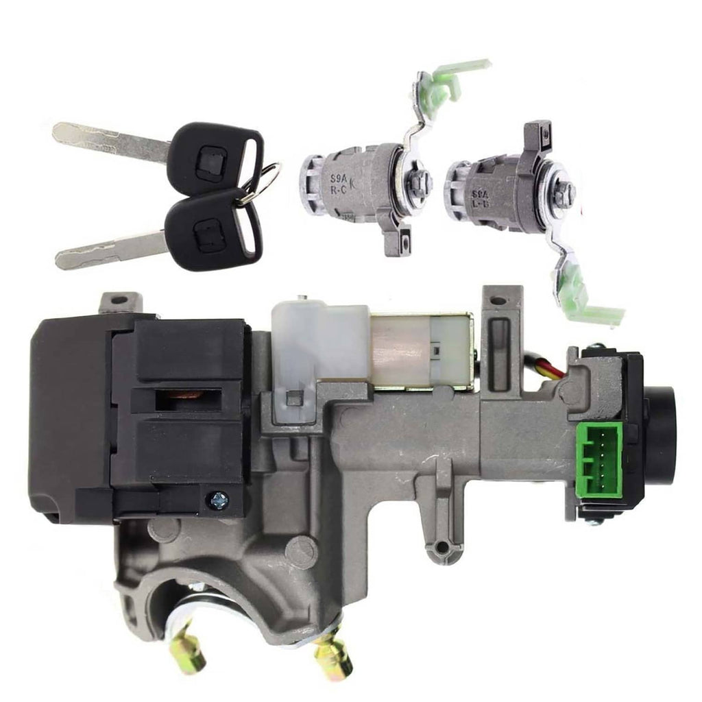Ignition lock cylinder assembly with 2 keys and connector plug