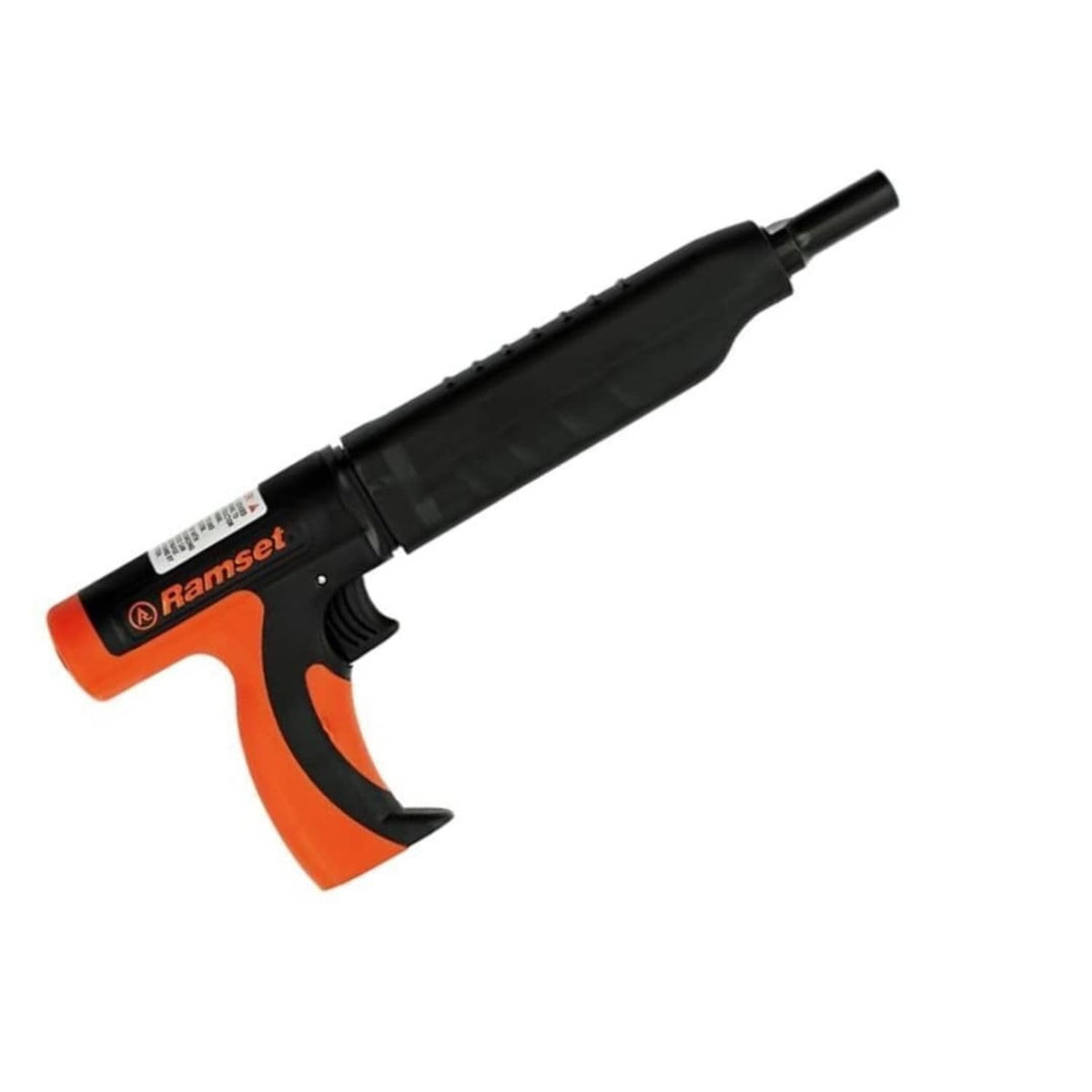 Ramset .22 powder-actuated single-shot tool with black barrel and orange grip