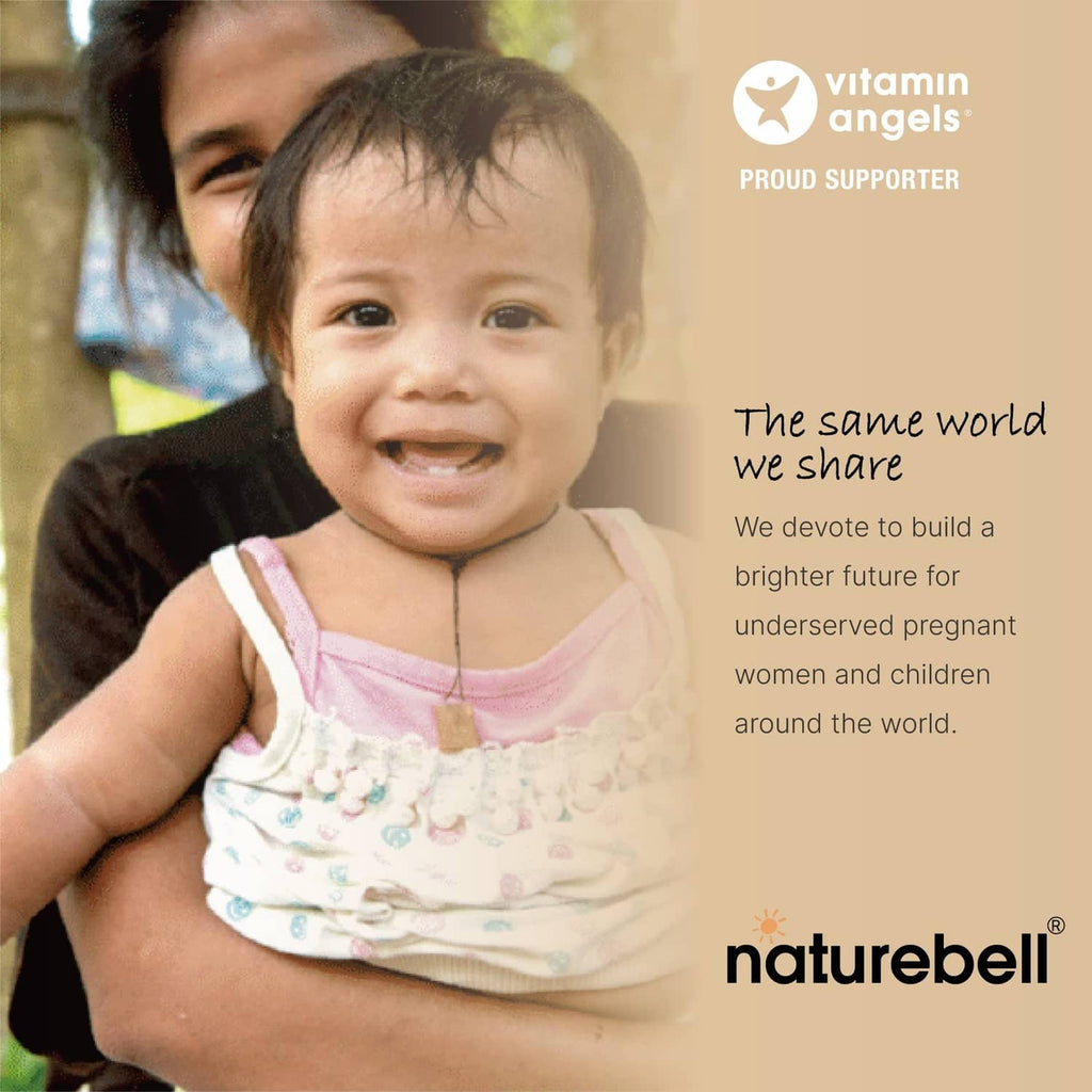 Olive leaf extract brand logo with Vitamin Angels supporter badge