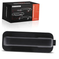 Black exterior door handle with textured grip, packaged for front or rear passenger side