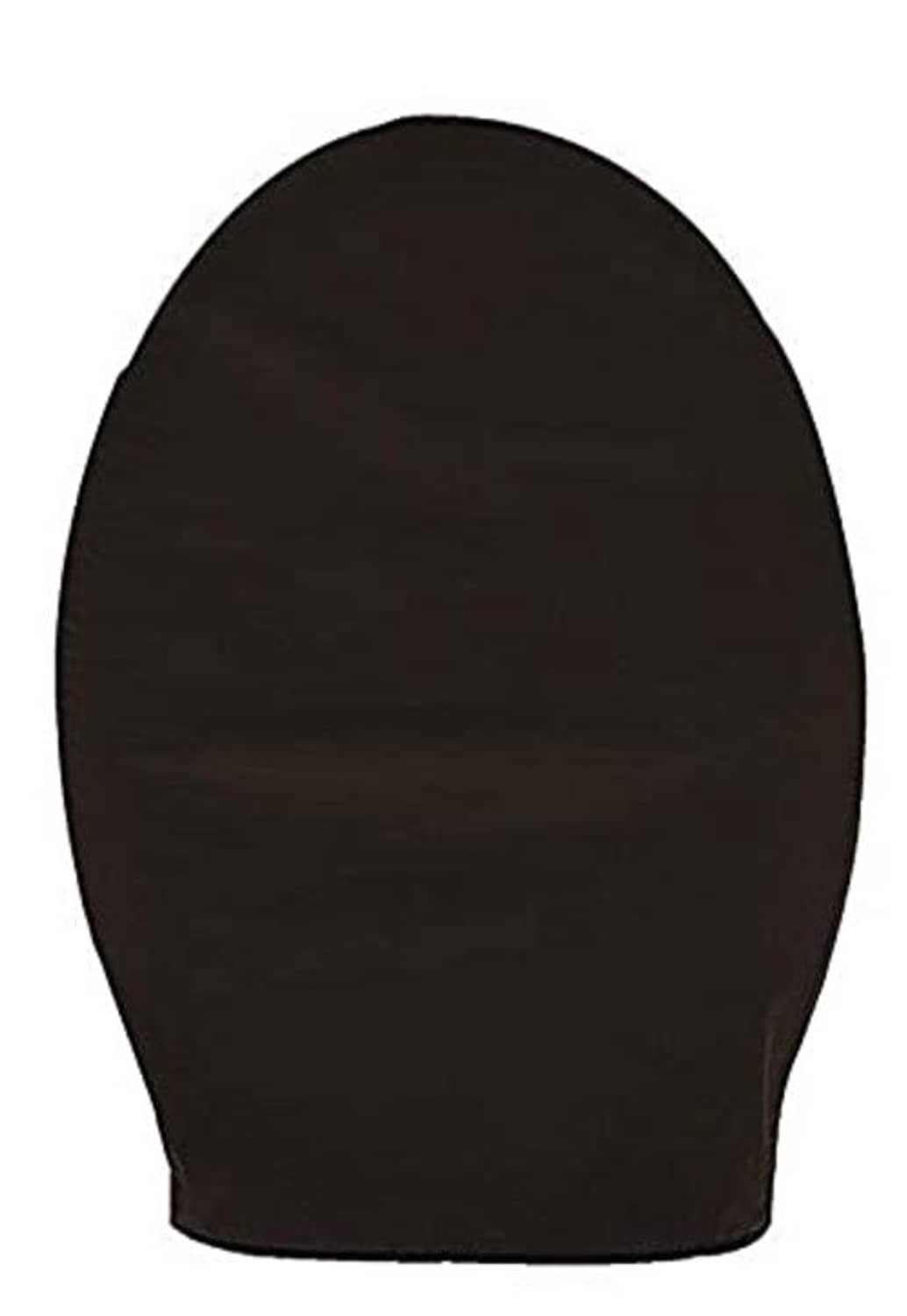 Black vinyl tire guard cover with snug hood-like shape