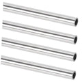 Stainless steel round tube pipes, multiple lengths with open ends