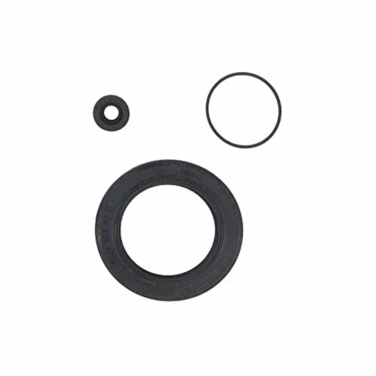 Transmission shifter seal rebuild kit: large black seal ring with two small seal pieces