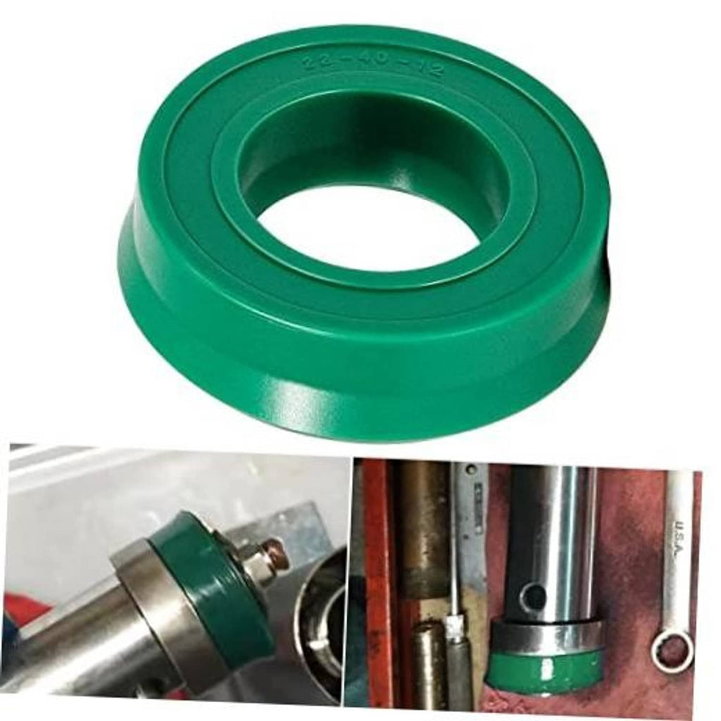 Green U-cup piston seal for hydraulic floor jack, round rubber gasket