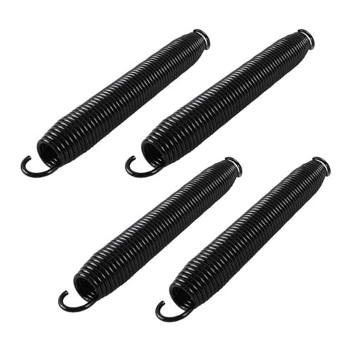 Replacement spring kit: four black coil springs with curved end hooks
